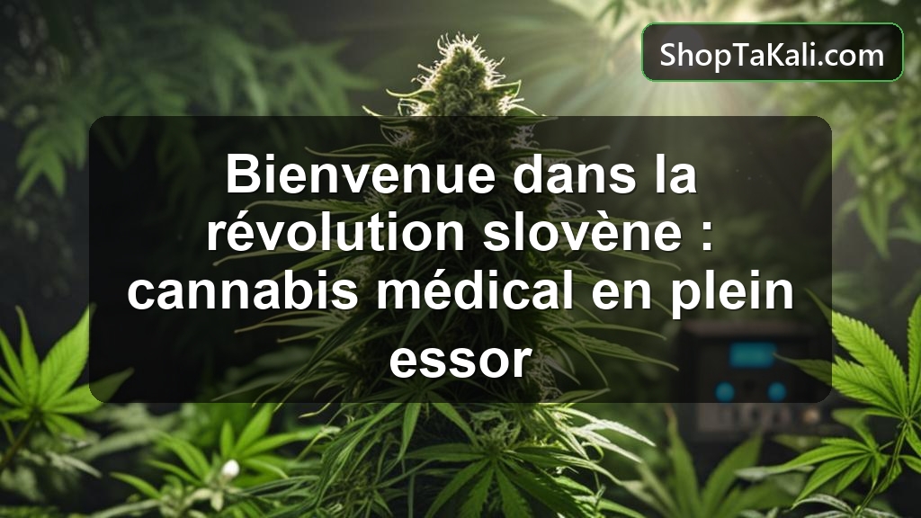 Bienvenue dans la révolution slovène : cannabis médical en plein essor