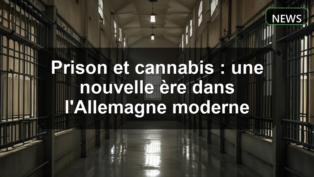 Prison et cannabis : une nouvelle ère dans l'Allemagne moderne